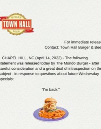 Town Hall Burger & Beer Durham